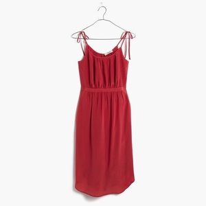 Madewell Silk Skyway Cami Dress